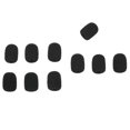 thumbnail image 4 of 10Pcs Mini Headset Microphone Sponge Foam Windscreen Replacement Mic Cover Black Shenzhuyue, 4 of 9