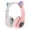Pink, variant on Meitianfacai Cat Ear Headphones with Microphone, LED Light Up Over Ear Headphones, Volume Control and Foldable Headset for Tablet/PC/iPad/Cell Phones, Gift for Kids Boys & Girls