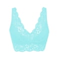 thumbnail image 4 of MIASHUI Bras for Women Lace Bra No Underwire Back Underwear, 4 of 5