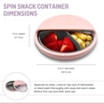 thumbnail image 4 of Melii Spin Snack Container for Children, 3 Compartments, 12 oz / 177 ml, 4 of 5