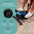 thumbnail image 3 of LifePro Under Desk Elliptical Machine with Red Light Option – Seated Pedal Exerciser for Seniors & Adults, Quiet Portable Leg Exercise Machine for Home & Office - Blue, 3 of 7