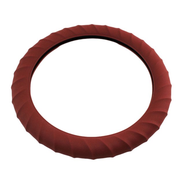 Decodeary Easy To Install Car Steering Wheel Cover With Non-Slip Grip And Fashionable Protects Steering Wheel dark brown