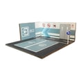 thumbnail image 2 of Milaget 1/64 Parking Lot Layout Nonslip Diorama Model Building for Vehicle Scene Toy Style B, 2 of 9