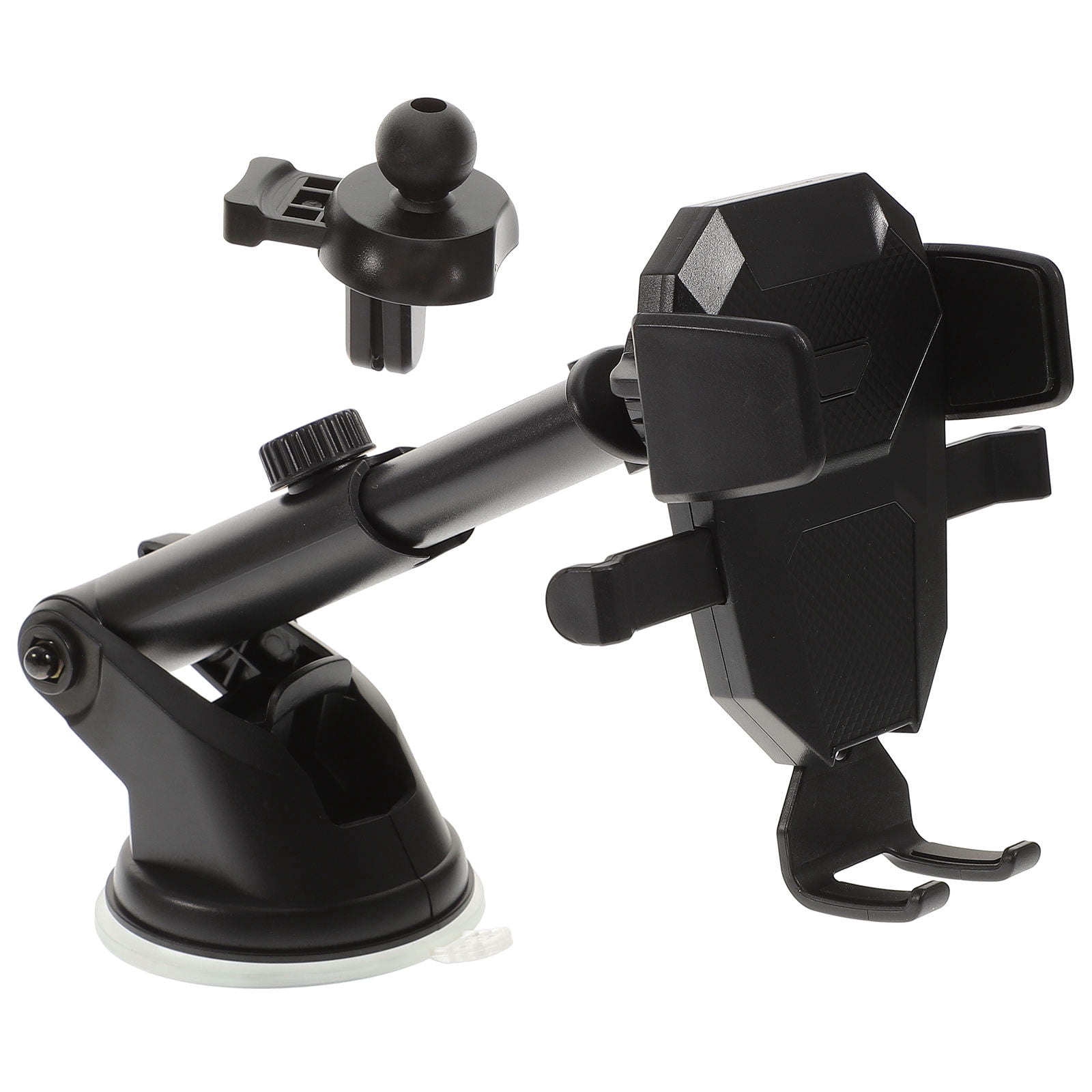 WRISTBIQUE Universal Car Phone Holder Phone Mount for Car Black 360 Degree Rotation Driving 1 Set
