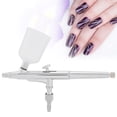 thumbnail image 3 of Dual Action Airbrush Kit Needle Large Capacity Cup Spray Airbrush, Copper Made, Suitable for Artists, with Dual Action Trigger Controls and Safety Locks, 20cc and 40cc Cup, 3 of 7