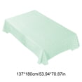 thumbnail image 3 of Plastic Tablecloth Waterproof Oil Resistant, ZZkhGO Wipeable Checkered Table Cover, Extra Large 54x71 Inch PVC Picnic Mat for Outdoor Camping Dining, Blue, 3 of 6