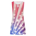 thumbnail image 4 of Dvkptbk Robe du 4 Juillet pour Femmes Été Patriotique Drapeau Décontractée à Bretelles Col Rond à Cordon de Serrage Plage Débardeur Couvre-Maillot Fête Robe Évasée - Soldes d'Été Liquidation, 4 of 4