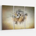 thumbnail image 1 of Designart - Large Gracing Owl - Animal Canvas Wall Art, 1 of 4