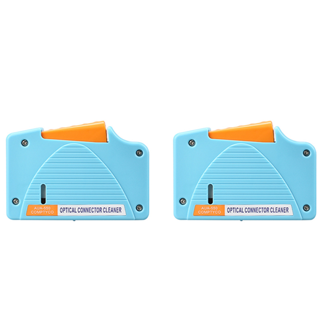 2X -550 Optical Fiber Connector Cleaner Fiber Conector Cleaning Cassette Cassette Cleaner Fiber Optic Cleaning Box