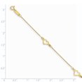 thumbnail image 2 of Bracelet Cœur Fantaisie en Or Jaune 14 K, 2 of 2