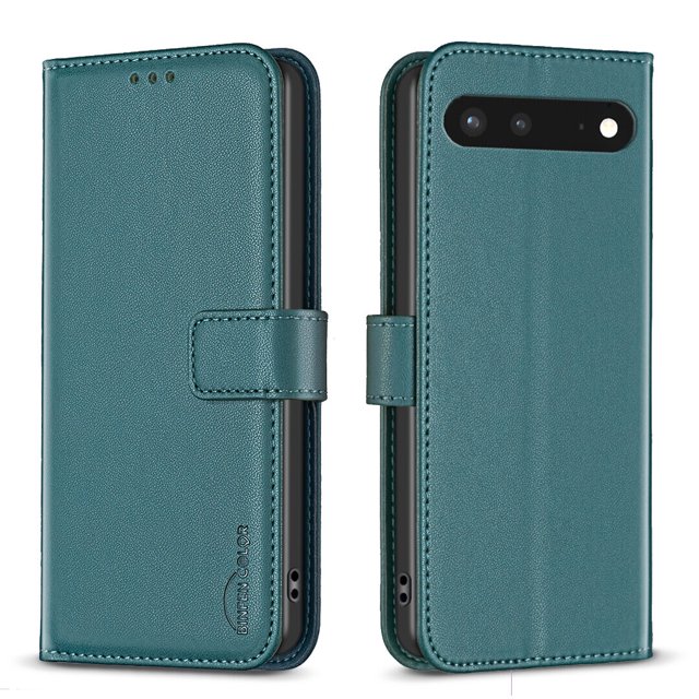 Compatible with Google Pixel 7 Wallet Case with Card Slots Magnetic Closure Flip Folio Cover
