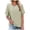 Green, variant on Yuyuzo Tops for Women Trendy 2025 Short Sleeve Shirts V Neck Casual Top Soft Comfy Tees Top Blouses