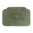 thumbnail image 1 of Garland Rug ALU-2pc-08 Glamour Nylon Salle de Bain Lavable 2pcs Tapis Ensemble Fougère Profonde, 1 of 1