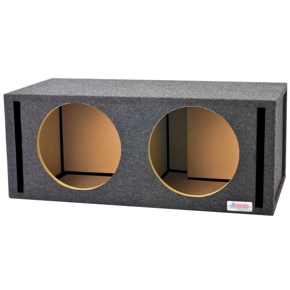 Atrend 12JLX3DV JL Audio Dual 12†Vented Subwoofer/Speaker Enclosure Compatible with WX & W3 Series Subwoofers. Made in USA