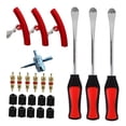 thumbnail image 2 of DYNWAVECA Trousse d'Outils de Réparation de Pneus de Voiture et de Vélo Portable pour Petite Machinerie Agricole Polyvalente 23 Pcs, 2 of 8