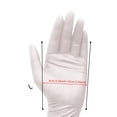 thumbnail image 3 of Gloves Basic Nitrile Exam – Heavy Duty Powder Free Disposable White Gloves for and General Use 100 Count 100PCS, 3 of 8