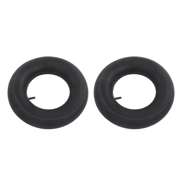 4.80 4.00-8 Inner Tire Tube, Rubber Straight Stem Inner Tube 2 Pcs Heavy Duty For Lawn Mowers