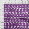 thumbnail image 1 of oneOone Georgette Viscose Fabric Leaves & Floral Block Printed Craft Fabric BTY 42 Inch Wide, 1 of 4