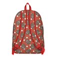 thumbnail image 5 of Artistic Hedgehog Backpack – Cute Floral Forest Scene with Cartoon Adorable Print Pattern Bookbag for School and Outdoor Trips, 5 of 5