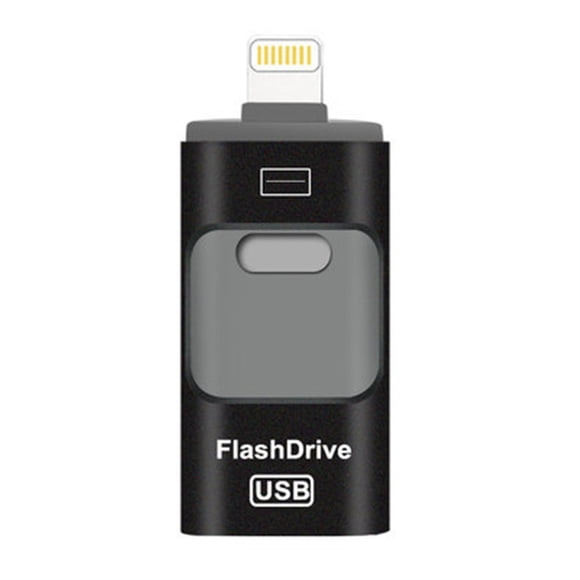 3-in-1 USB Flash Drive - Compatible with iPhone, iPad, Android, and Computers