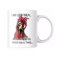 thumbnail image 3 of Riforla Funny Coffee Cat Mug Is The Coffee Backwards 11 Oz Cute Mug Very Funny Cat Print Mug A Glass&Bottle White, 3 of 7