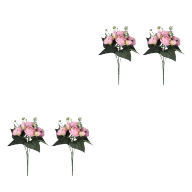 Youkk 2pcs Easy To Clean – Realistic Appearance – Artificial Flowers For Wedding pink 2Set
