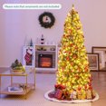 thumbnail image 2 of Costway 6 FT Pre-Lit Artificial Christmas Tree with 618 Snowy Branch Tips 280 LED Lights, 2 of 10