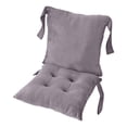 thumbnail image 2 of Ergonomic Lumbar Support Cushion | Conjoined Rectangular Office Chair & Sofa Pillow | Polyester Crystal Velvet | 80x40cm | Gray, Green, Orange, Coffee Options, 2 of 6