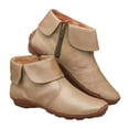 thumbnail image 4 of EGNMCR Bottines pour Femmes Bottes Décontractées Plates Rétro à Fermeture Éclair pour Femmes Fermeture Éclair Latérale Bout Rond Bottes Chaussures, 4 of 4