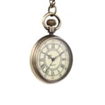 thumbnail image 3 of EGNMCR Vintage Round Dial Quartz Small Pocket Watch Classical Roman Scale Pocket Watch pocket watch, 3 of 5