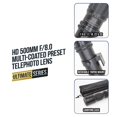 thumbnail image 1 of Ultimaxx HD 500mm F/8.0 Multi-Coated Preset Telephoto Lense Compatible with SLR / DSLR Cameras Utilizing A T-mount Adapter, 1 of 4