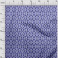 thumbnail image 3 of oneOone Silk Tabby Bluish Violet Fabric Asian Ikat Craft Projects Decor Fabric Printed by The Yard 42 Inch Wide, 3 of 4
