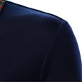 thumbnail image 4 of Pompotops Men's Spring And Summer Leisure Patchwork Shirt With Lapel Short Sleeves on Sale, 4 of 8