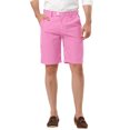 thumbnail image 1 of INSPIRE CHIC Men's Shorts Allover Striped Belt Loop Zipper Button Closure Pockets Casual Shorts 36 Fuchsia, 1 of 8