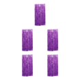 thumbnail image 2 of Wweixi Customized Fringe Curtain For Exquisite Anniversary Party Decorations Luster Purple 5Set, 2 of 4