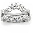 thumbnail image 1 of Bague de Protection en Diamants 5/8 Ct en Or Blanc 14 K, 1 of 4