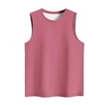 thumbnail image 4 of Erwazi Débardeurs d'Été pour Femmes Grande Taille Col Rond Sans Manches Chandails Basiques pour Femmes T-Shirts Décontractés Amples, 4 of 4