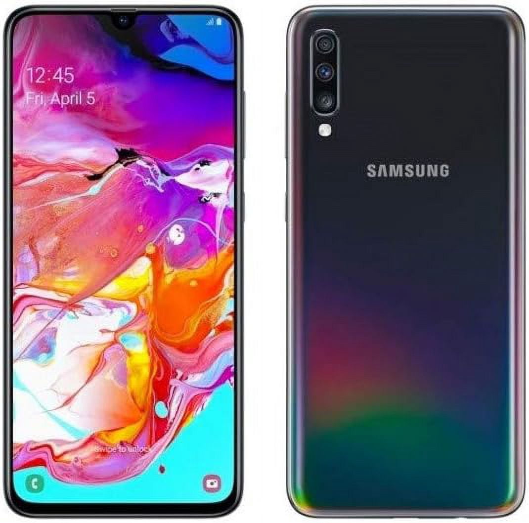 Restored Samsung Galaxy A70 (SM-A705W) 128GB -Black Unlocked Smartphone Good