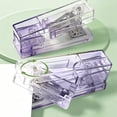 thumbnail image 4 of Rotary Stapler 360-Degree Rotating Mini Handheld Stapler, Transparent Gradient Design, Portable Desk Stapler for Office Home Daily Use, 4 of 6