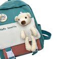 thumbnail image 4 of Cute Patchwork Backpack For Kids Stylish School Bag Lightweight Durable Design Comfortable Daily Commute Casual Wear, 4 of 7