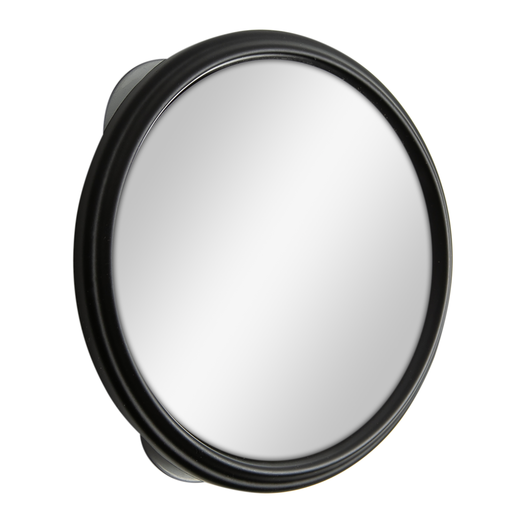 Era Shire Suction Fogless Mirror with Suction Cups, Black 6in Diameter
