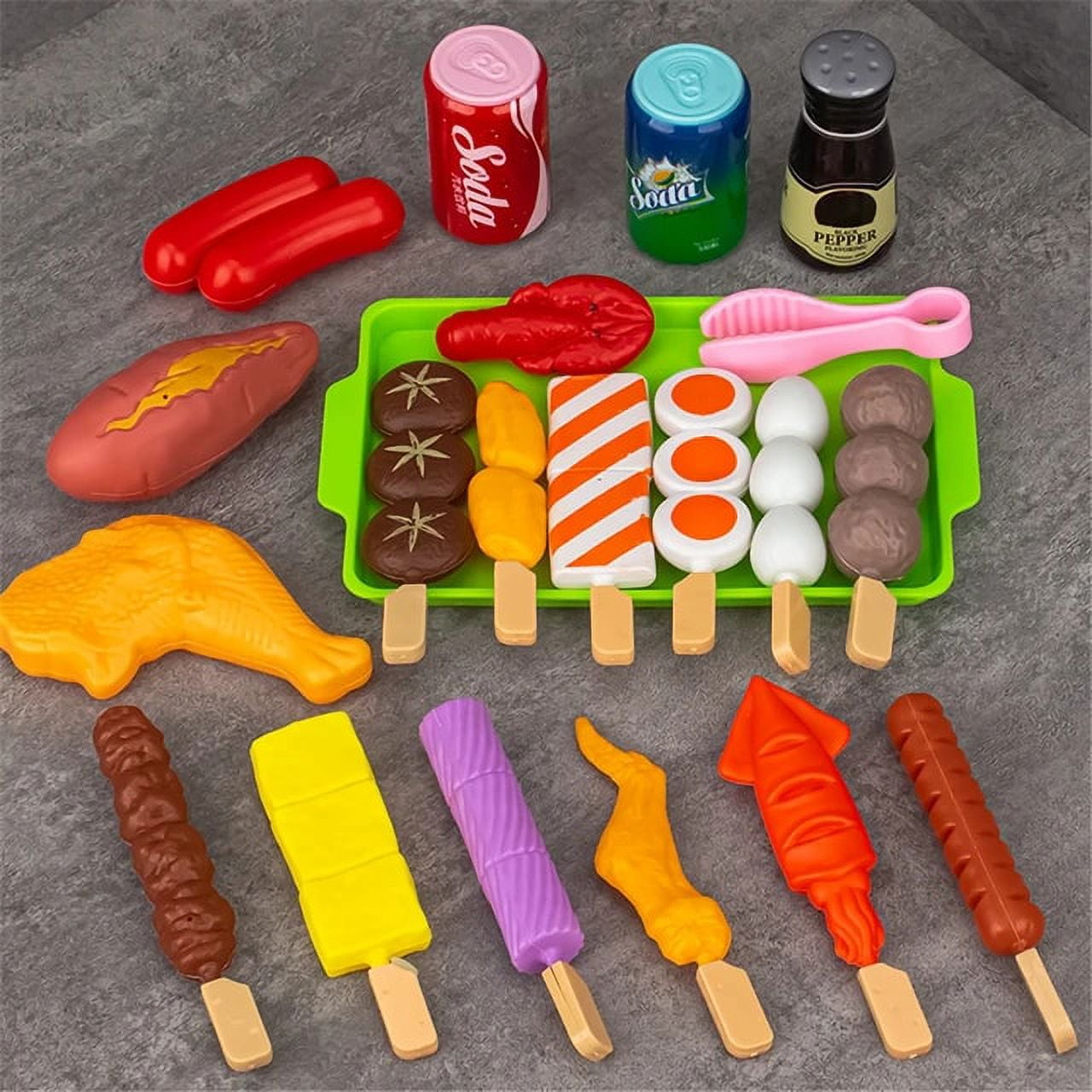 Barbecue Jouet Pour Enfant – Ensemble Imitation Cuisine Avec Accessoires, Cadeau Idéal
