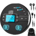 thumbnail image 1 of Sunoony Portable CD Player with Bluetooth, Walkman CD Player with FM Transmitter and Speakers for Car, Rechargeable Discman CD Player with Anti-Skip Protec, 1 of 7