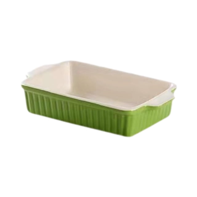 Abbracc Ceramic Bakeware Casserole Dishes for Oven for Barbecues Camping Restaurants Rectangular