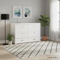thumbnail image 2 of Rustic Classics Stow Queen Size Murphy Bed Cabinet with Gel Memory Foam Mattress (White), 2 of 47