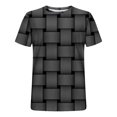 thumbnail image 5 of Qertyioot T-shirt à Manches Courtes Imprimé pour Hommes Col Rond Mode Décontractée Manches Courtes Liquidation, 5 of 5