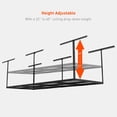 thumbnail image 3 of 3x8ft Heavy Duty Metal Overhead Garage Storage Rack, 22'' to 40" Height Adjustable Garage Ceiling Storage Racks, 600lbs Weight Capacity, 3 of 8