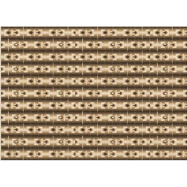 Ahgly Company Tapis d'Aire Rectangulaire Transitionnel Rouge Brun pour Intérieur, Lavable à la Machine, 2 Pieds x 3 Pieds