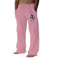 thumbnail image 1 of WEAIXIMIUNG Pantalon Homme Extensible Saisons Homme Mode Décontractée Impression Numérique 3D Couleur Unie Pantalon Décontracté Pantalon, 1 of 4