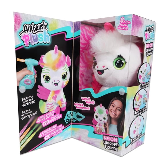 Air Brush Plush Neon Pegasus Unicorn